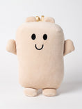 Load image into Gallery viewer, Mini Bippie comfort companion in Lamb's Wool, front, on white
