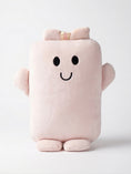 Load image into Gallery viewer, Bippie comfort companion in Pink Marshmallow, front, on white
