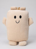 Load image into Gallery viewer, Bippie comfort companion in Lamb's Wool, front, on white
